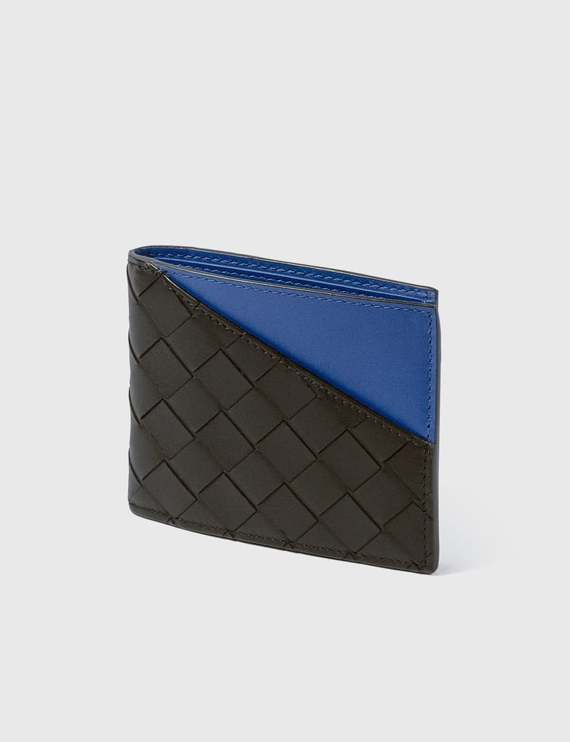 ★BOTTEGA VENETA★ Intrecciato Bicolor Folding Half Wallet B Bottega Veneta - Intrecciato Bicolor Billfold Wallet | HBX