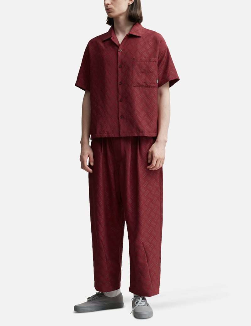 CHECKER PLATE BAGGY SLACKS