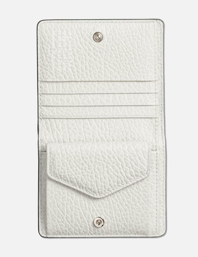 Maison Margiela Four Stitches Wallet Clip - Grained leather bi