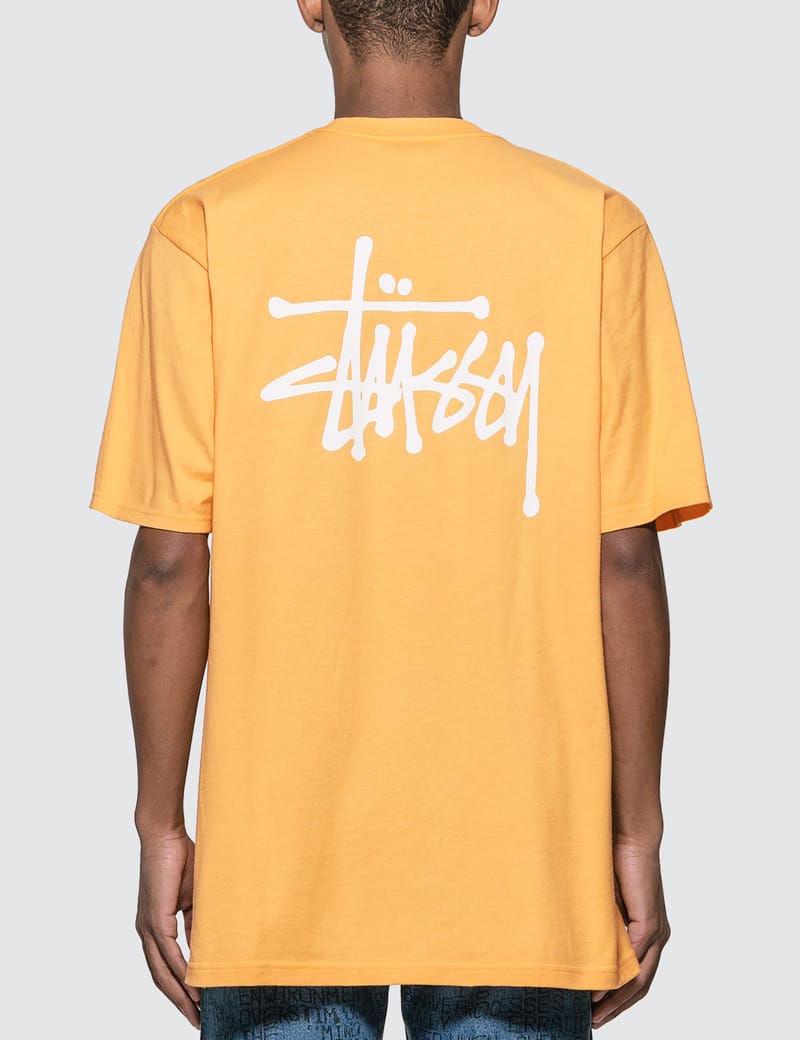 Stussy t discount shirt orange