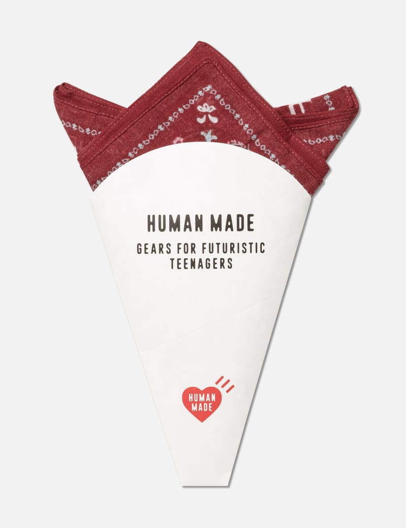 値下げ！新品！即完売！ヒューマンメイド ハート バンダナ レッド HUMAN MADE HEART BANDANA – HUMAN MADE Inc.