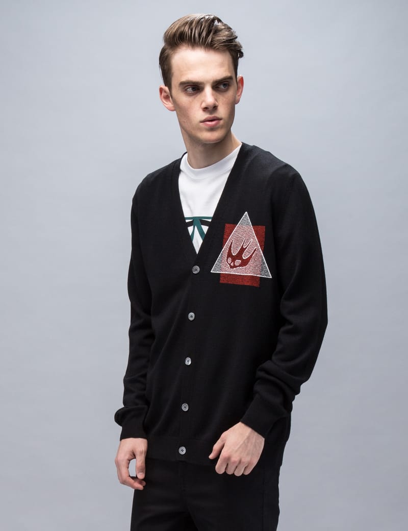 McQ Alexander McQueen - Swallow Glype Crew Knit Cardigan | HBX