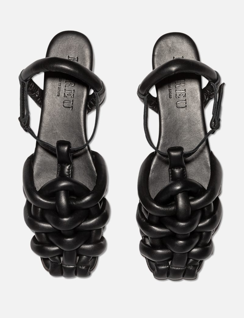 ◆HEREU◆ W CABERSA SANDAL BLACK CABERSA SANDAL BLACK HERW24 CABERSA - Women's Padded Fisherman Sandal – Hereu Studio