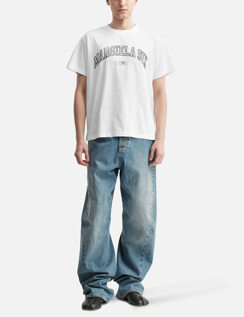 MM6 Maison Margiela - Varsity print T-shirt | HBX - Globally