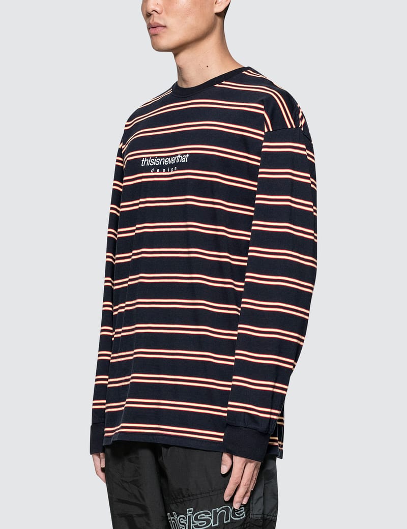 thisisneverthat® - L-logo Stripe L/S Top | HBX - Globally Curated