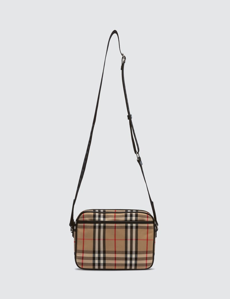 バッグ Burberry /VINTAGE Check Crossbody Burberry Vintage Check and Leather Crossbody Bag (ショルダーバッグ