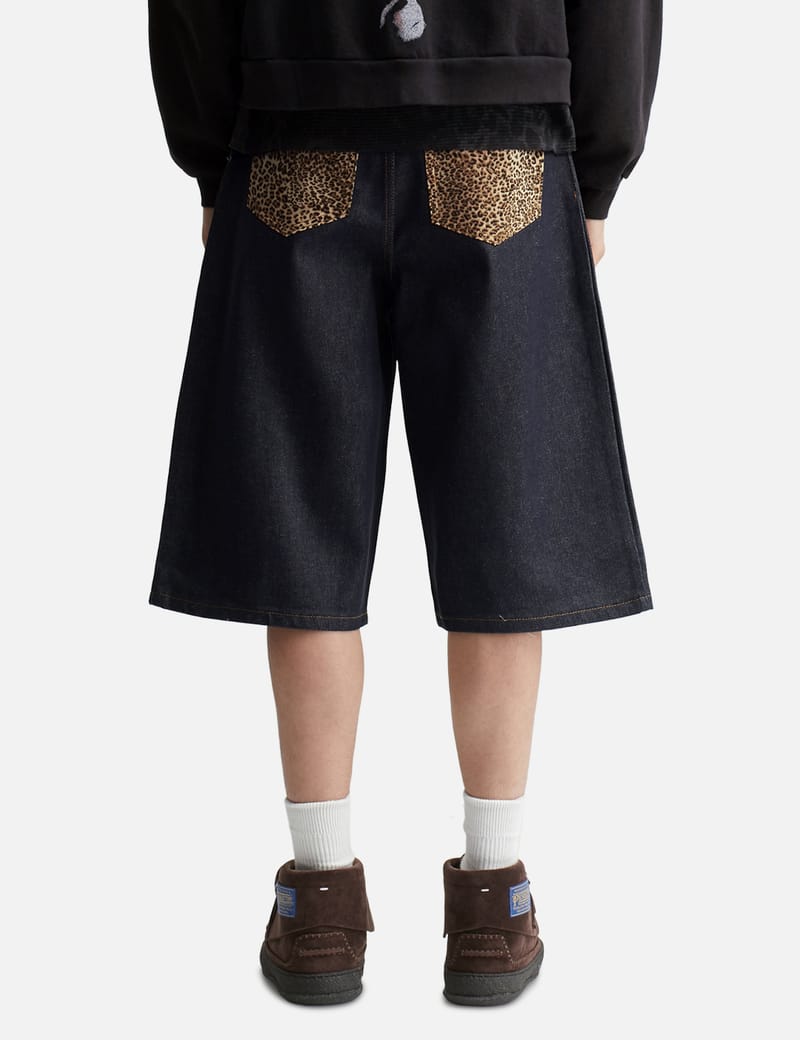 Basketcase Breacher Indigo Denim Shorts - Indigo cotton 5-pocket