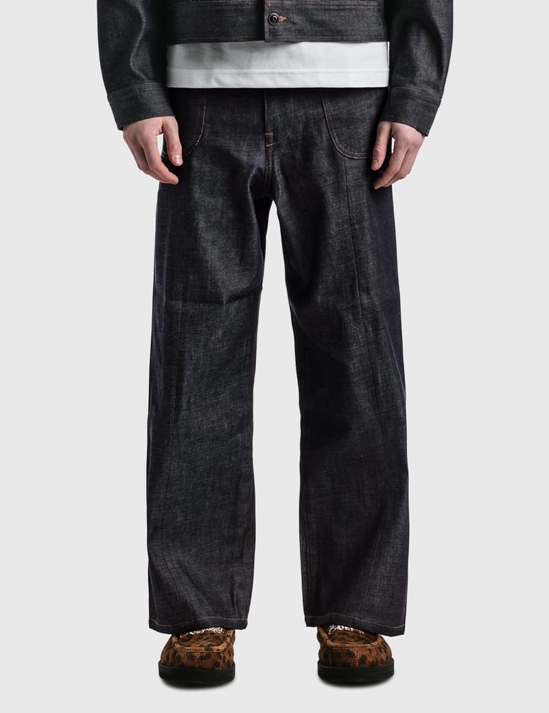 Sasquatchfabrix. - Flower Flare Denim Pants | HBX - Globally