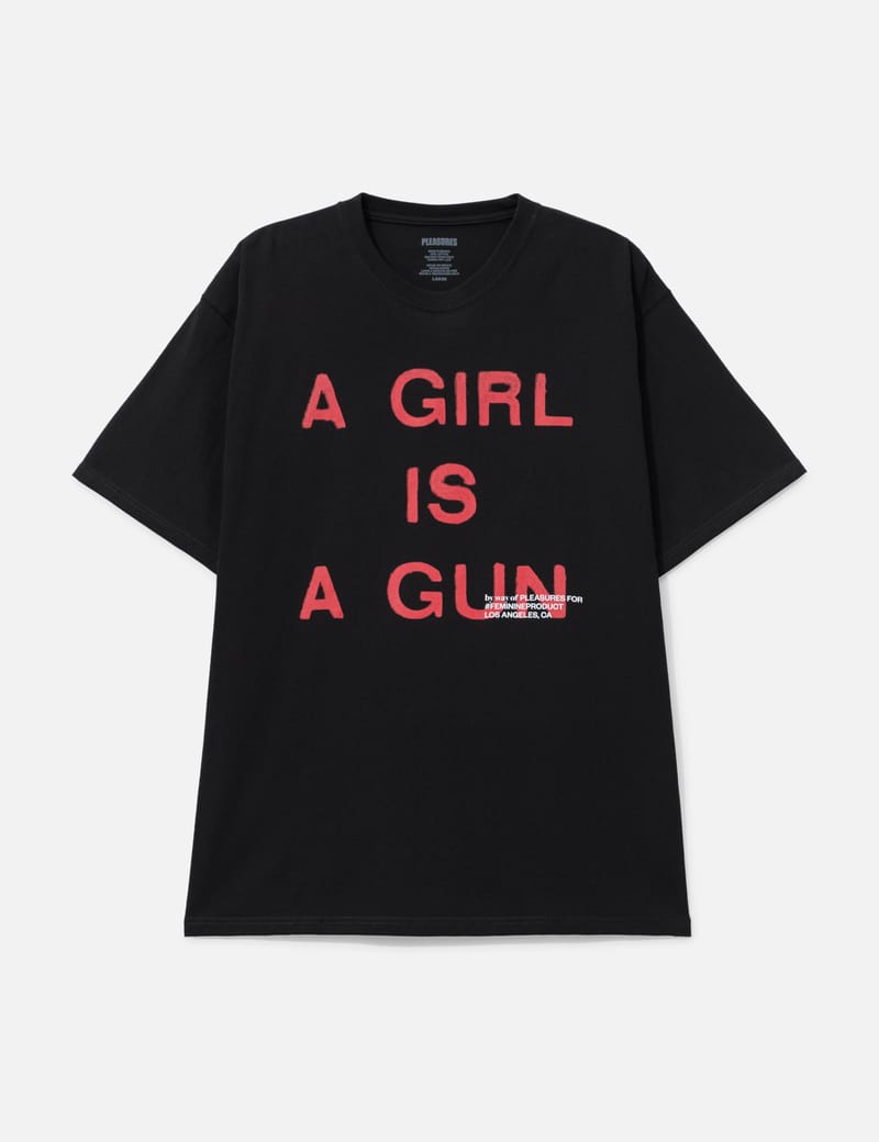 PLEASURES × By Way of US コラボ GIRL IS A GUN Tシャツ tshirt-5-1-57dad.jpg?fit=max&w