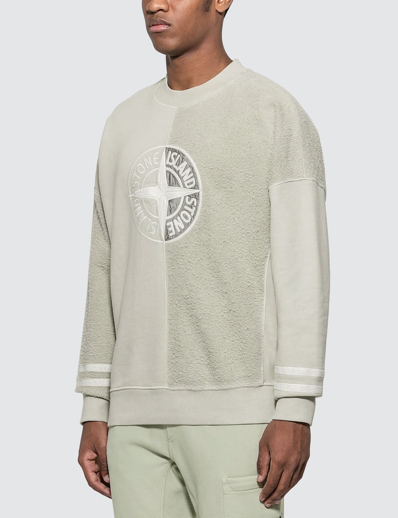 Stone island old dye clearance treatment sweatshirt