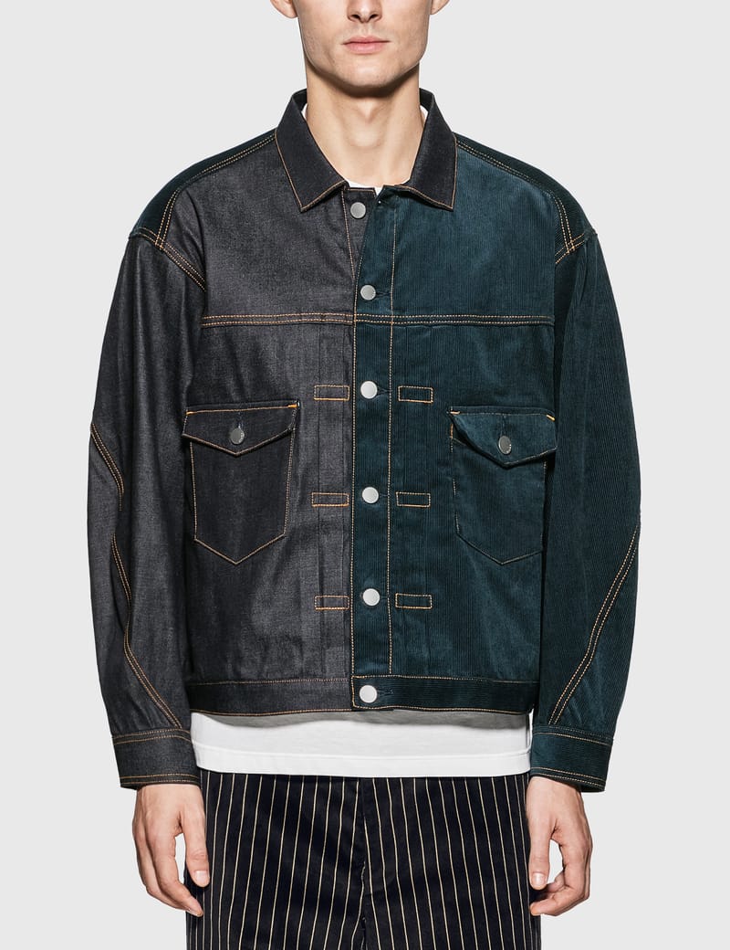 JieDa - Switching Denim Jacket | HBX - Globally Curated Fashion ...