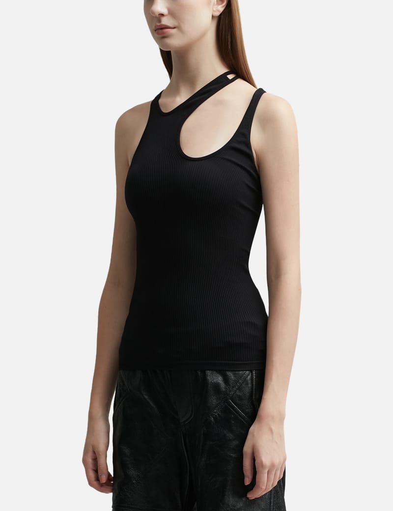 Tシャツ・カットソー ANDREADAMO Embellished viscose blend top Over the Border グラフィックプリントTEE / レタリングTシャツ