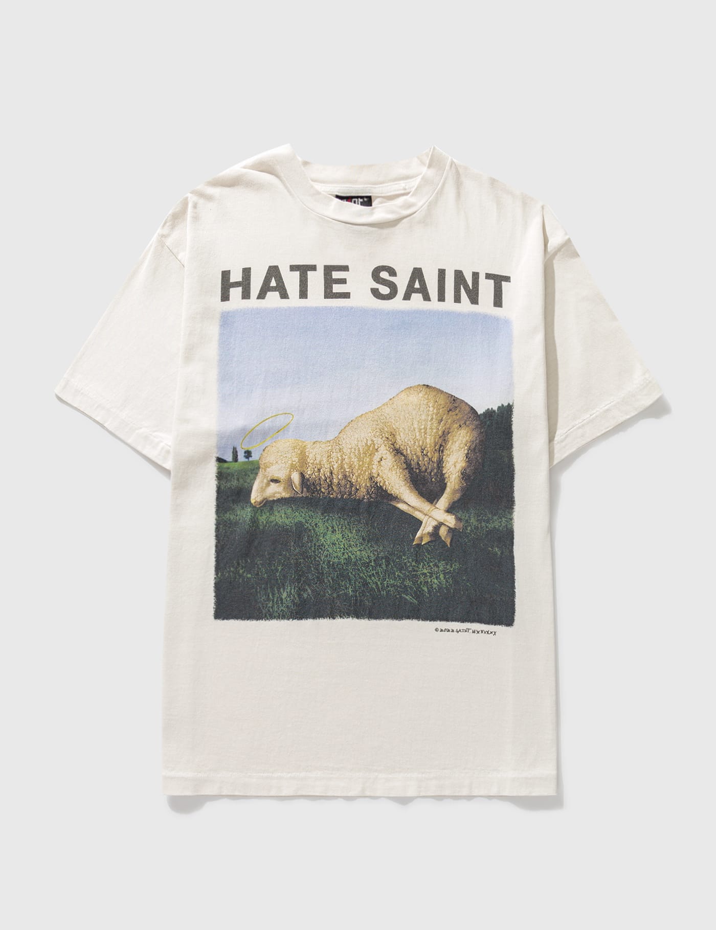 Saint Michael - Hate Sheep T-shirt | HBX - HYPEBEAST 為您搜羅全球 