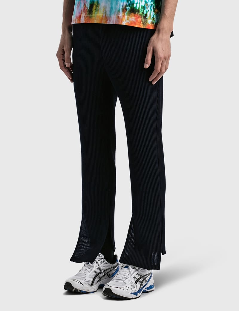 JieDa - Ripple Slit Slacks | HBX - Globally Curated Fashion and