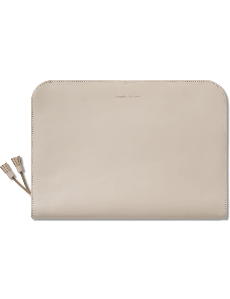 Hender Scheme - Natural Zip File | HBX - Globally Curated Fashion