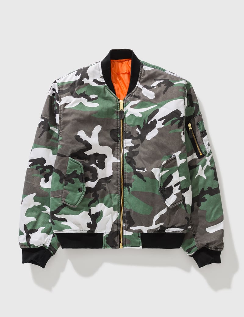 Fostex Garments - VINTAGE WASH MA-1 BOMBER JACKET | HBX - Globally