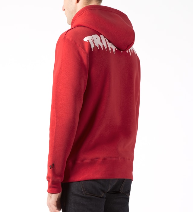 Mark McNairy for Heather Grey Wall - Red Trill These Print Parka Hoodie ...