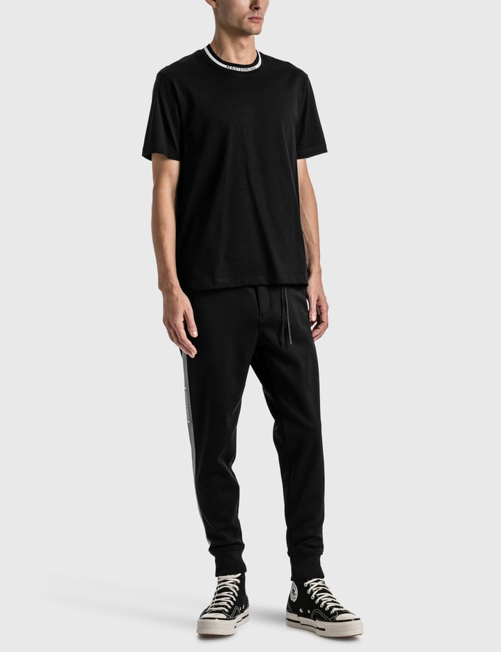 SIDE LINE BLACK PANTS