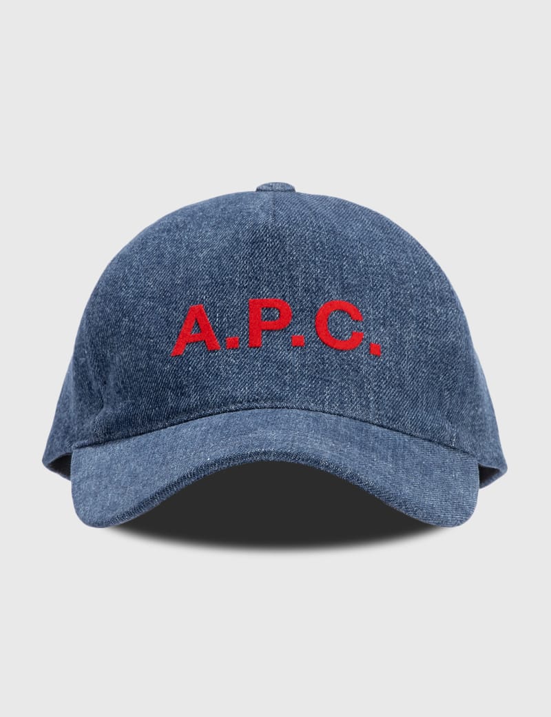 A.P.C. x Brain Dead Bob Hat - Indigo Delave Blue | Garmentory