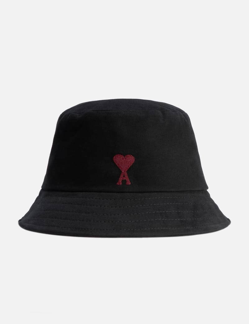 Ami - Cotton Ami Paris Patch Bucket Hat | HBX