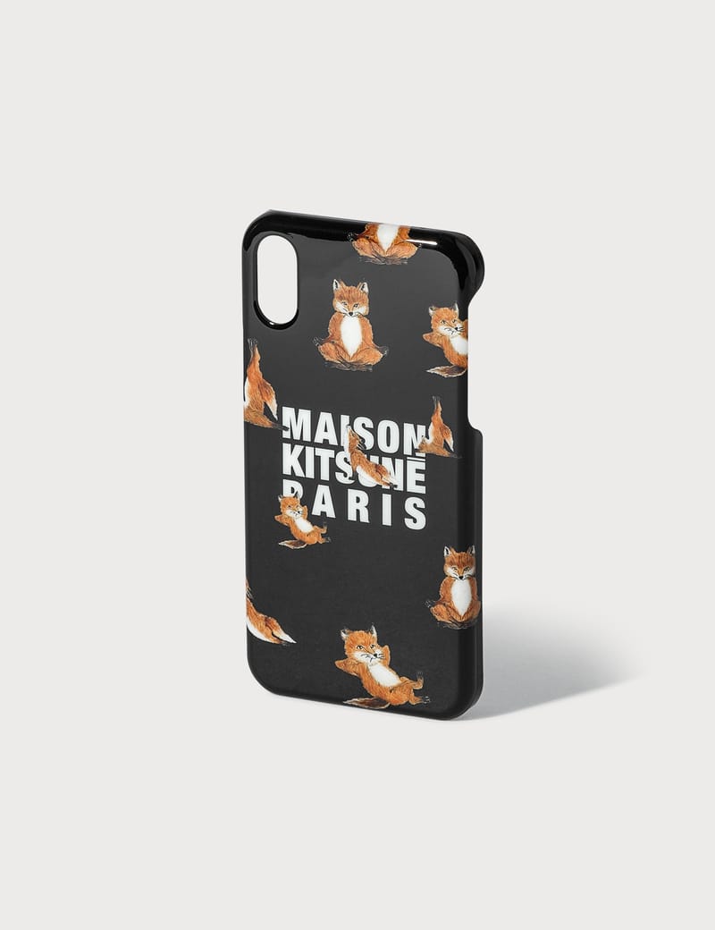 MAISON KITSUNE&#39; - メゾンキツネ　スマホケース　iPhone X　ヨガ　フォックス Maison Kitsuné - Yoga Fox iPhone X Case | HBX - Globally