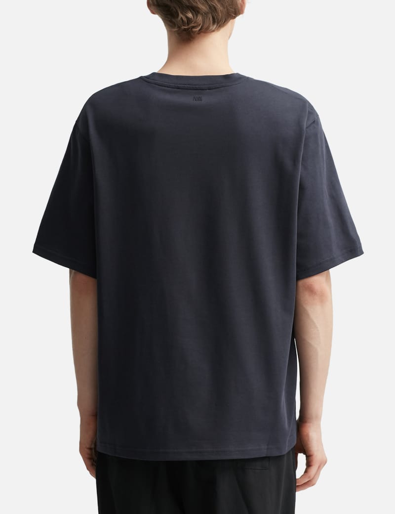 AMI PARIS アミ パリス Logo Patch T-Shirt Tシャツ Navy NAVY BLUE Ami Paris Patch T-shirt | AMI PARIS