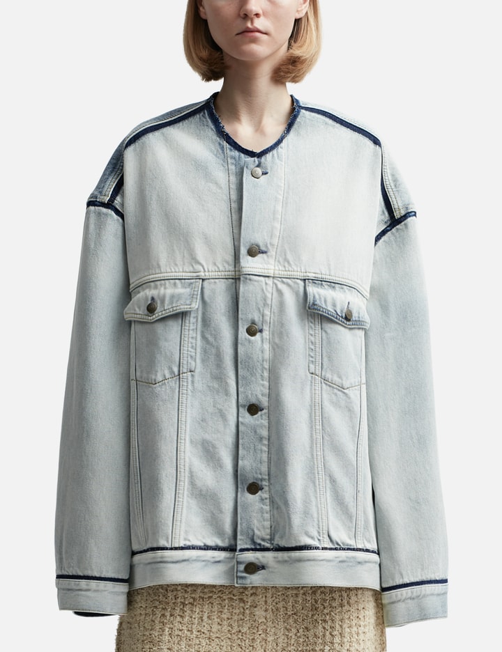 Maison Margiela - Denim Trucker Jacket | HBX - HYPEBEAST 為您搜羅全球潮流時尚品牌