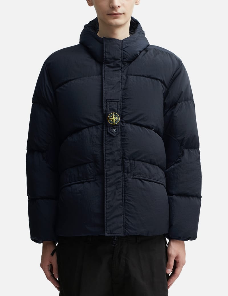 Stone Island - ECONYL® 再生ナイロン リバーシブル ダウンジャケット