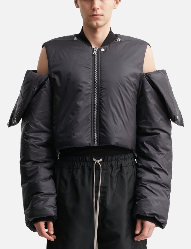 Rick Owens Drkshdw Convertible Jacket In Nylon - GRS認証リサイクル
