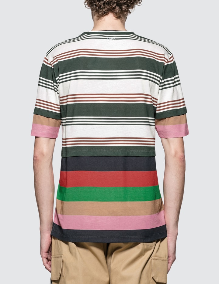 Loewe - Double Layer Stripe S/S T-Shirt | HBX - Globally Curated ...