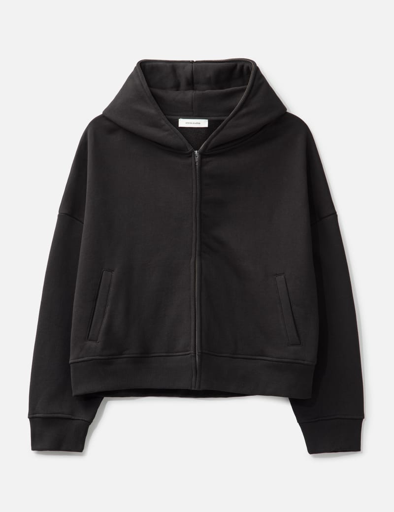 トップス entire studios full zip Entire Studios – Full Zip (Hoodie) Washed Black