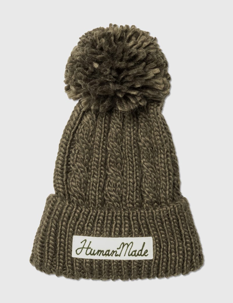 Human Made - Cable Pop Beanie | HBX - Globally Curated Fashion and