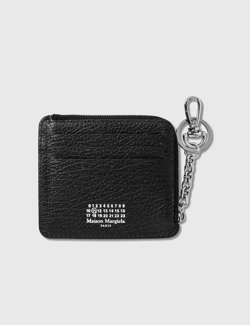 MAISON MARGIELA (メゾン マルジェラ) CARD HOLDER メゾン マルジェラ - Zip Card Holder With Keychain | HBX