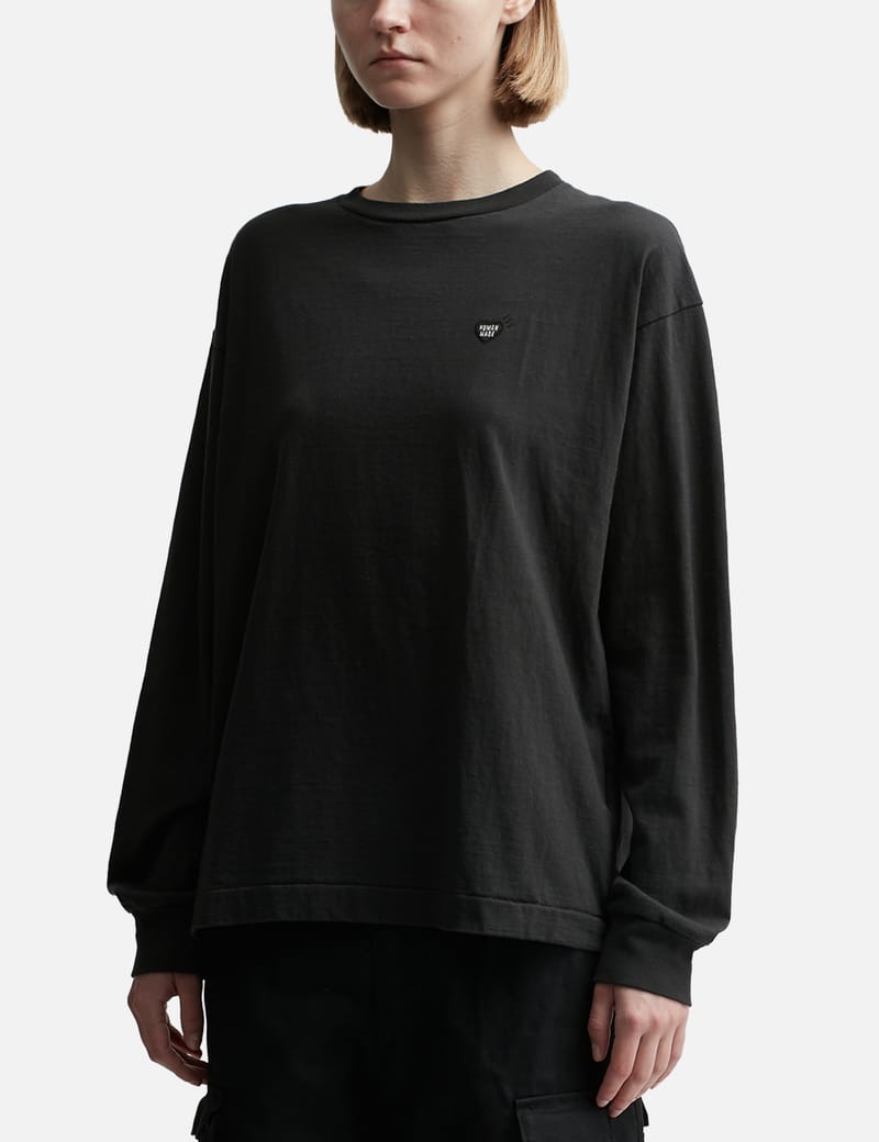 Tシャツ・カットソー HUECLOSET Pigment Snap Long Sleeve Human Made - Graphic Long Sleeve T-shirt | HBX - Globally