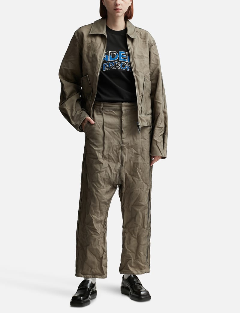パンツ Ader Error Ogden wide pants brown A3 Ader Error - Product. 69 Layered Wrinkle Pants | HBX