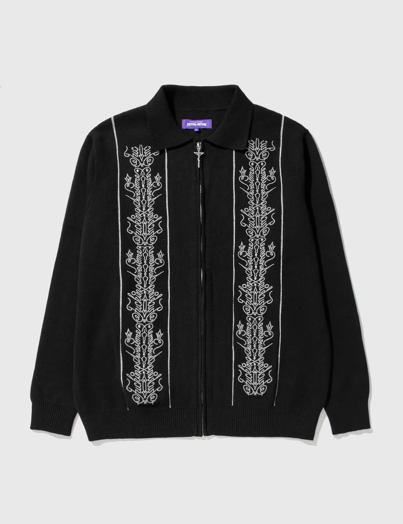 Fucking Awesome - BULLSHIRT ZIP CARDIGAN | HBX - Globally Curated