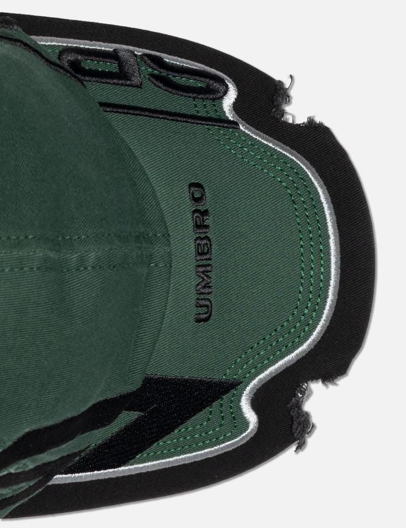 Umbro Umbro x Slam Jam Spycam Cap - Distressed cotton twill cap in