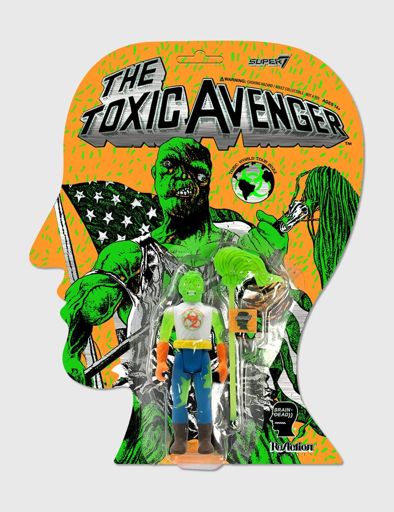 Super 7 - Toxic Avenger X Brain Dead リ アクション フィギュア