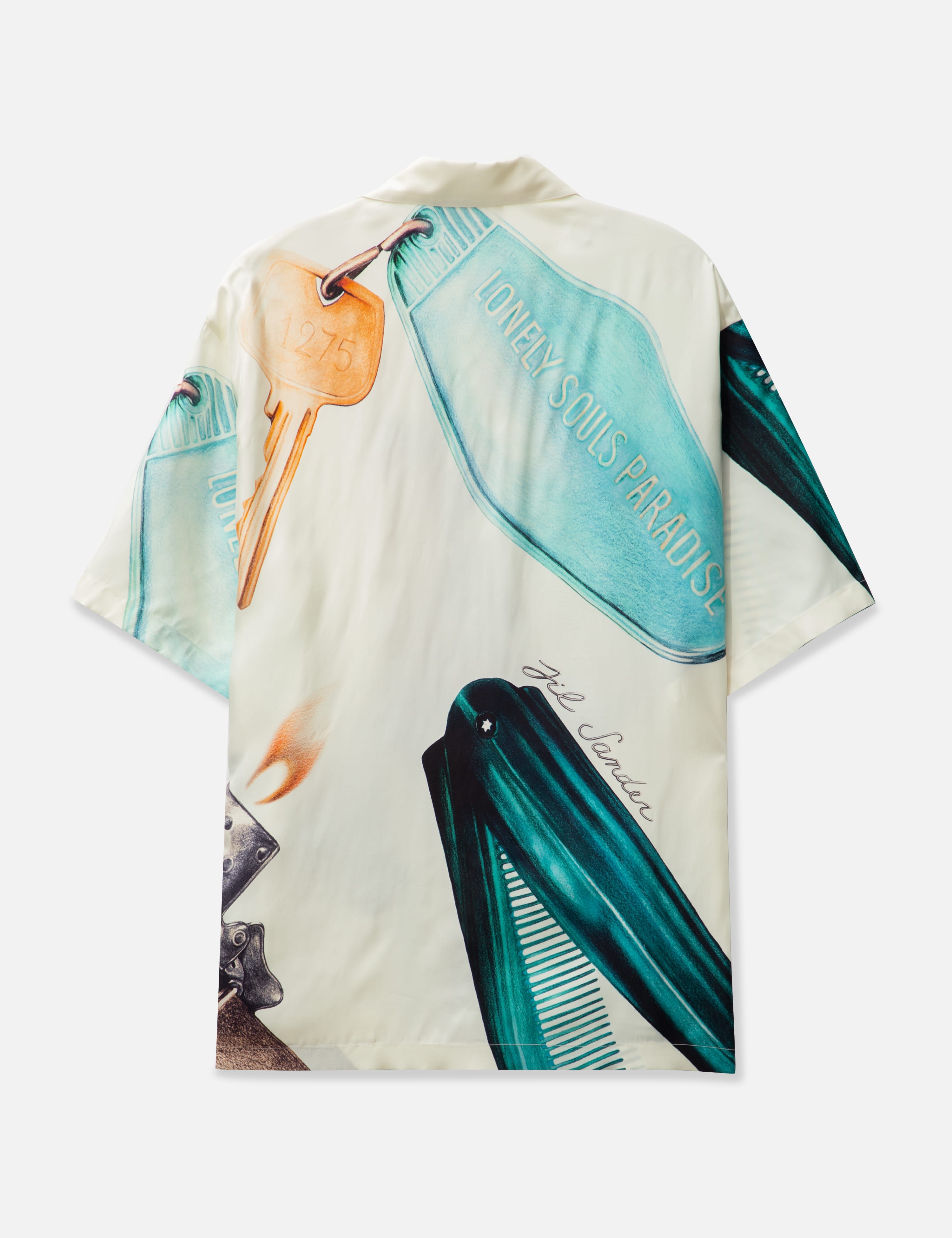 Jil Sander Graphic-print Short-sleeved T-shirt In Multicolor 