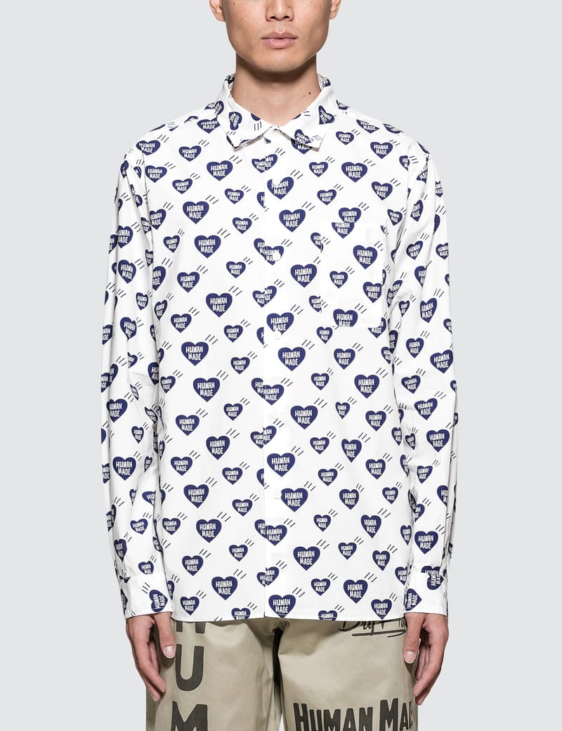 Human Made - Heart Pattern Shirt | HBX