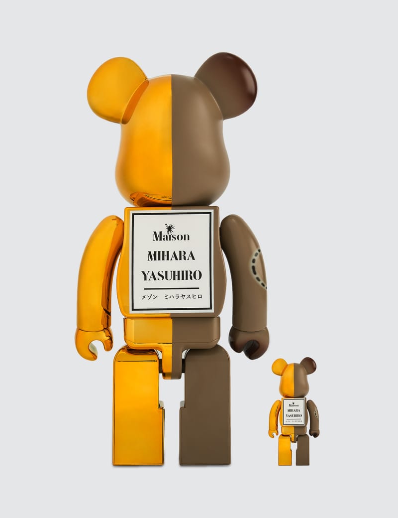 Medicom Toy - 400% + 100% Mihara Be@rbrick Set (Ver. Gold) | HBX