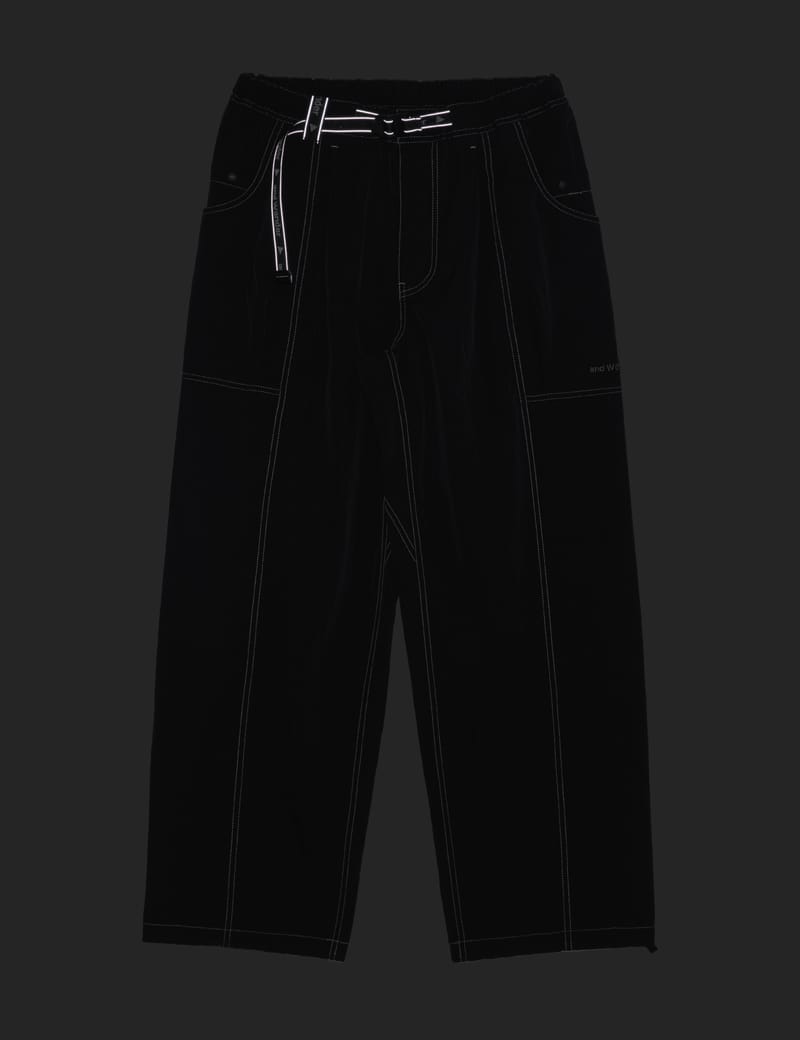 and wander - crinkled nylon pants | HBX - ハイプビースト