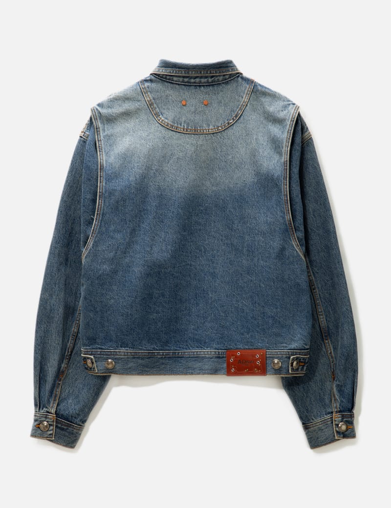 Andersson Bell - WAVE DENIM BOMBER JACKET | HBX - Globally Curated