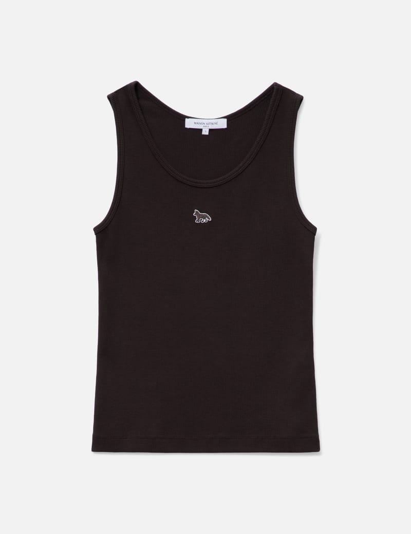 Maison Kitsuné - Baby Fox Ribbed Tank Top | HBX