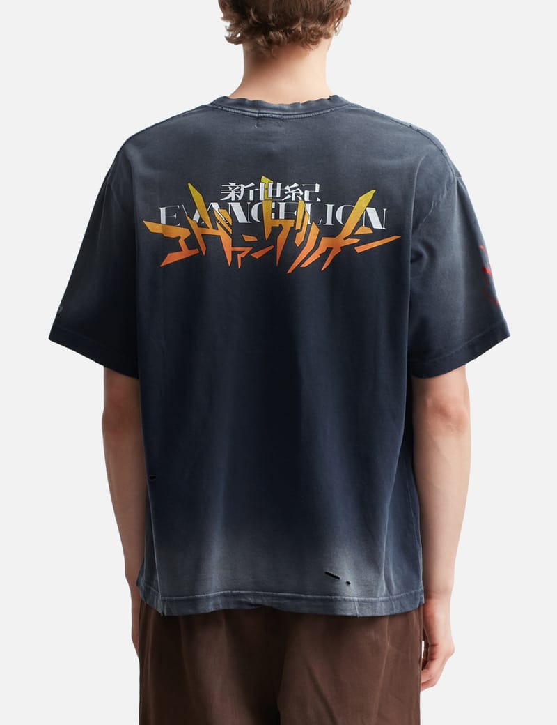 Protocol-Index Neon Genesis Evangelion Rei Tee - Overdyed vintage