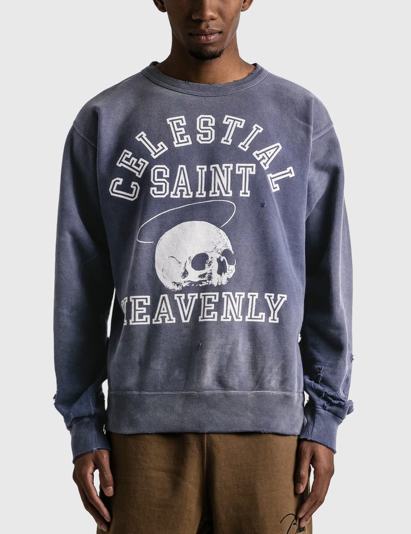 Saint Michael - Skull Sweatshirt | HBX - Globally Curated Fashion