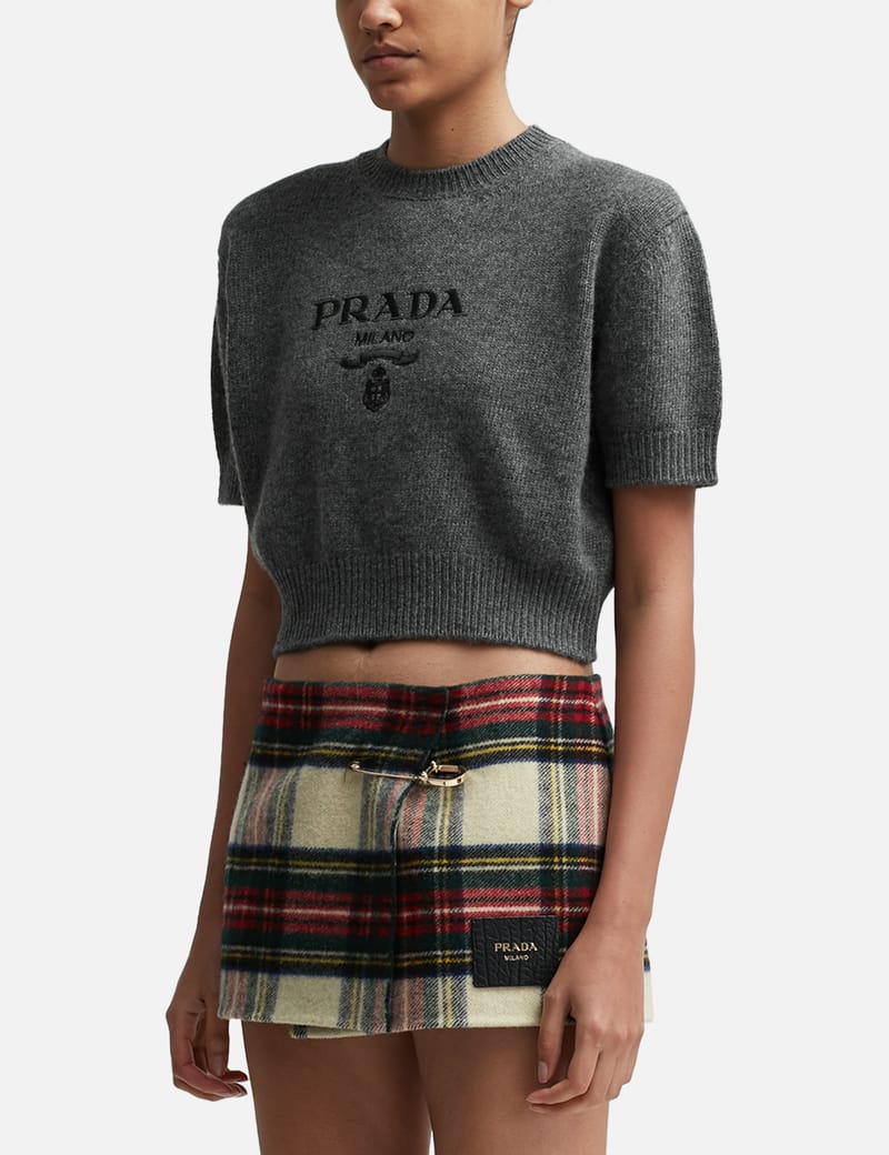 Prada - Short-Sleeved Sweater | HBX - Globally Curated Fashion and