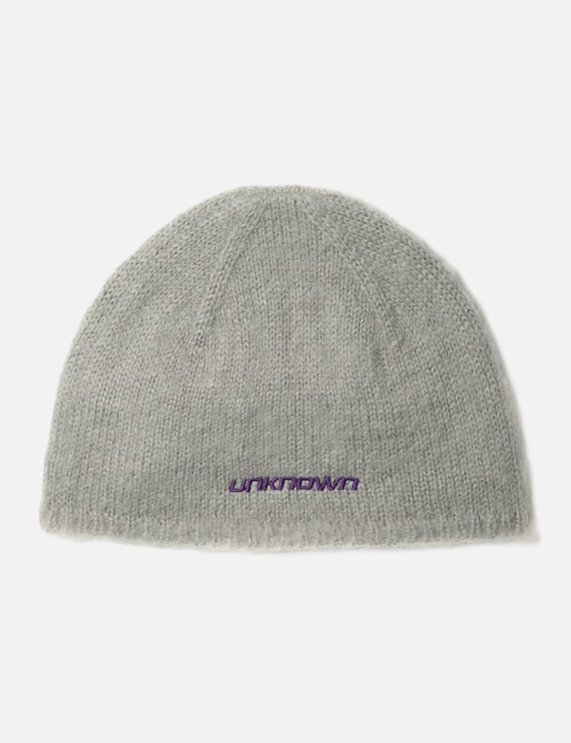 UNKNOWN - GREY MOHAIR BEANIE | HBX - Globally Curated Fashion and