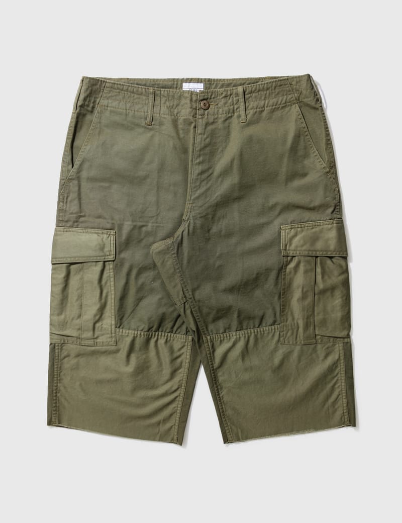 M オリーブ WTAPS CARGO SHORTS COTTON RIPSTOP