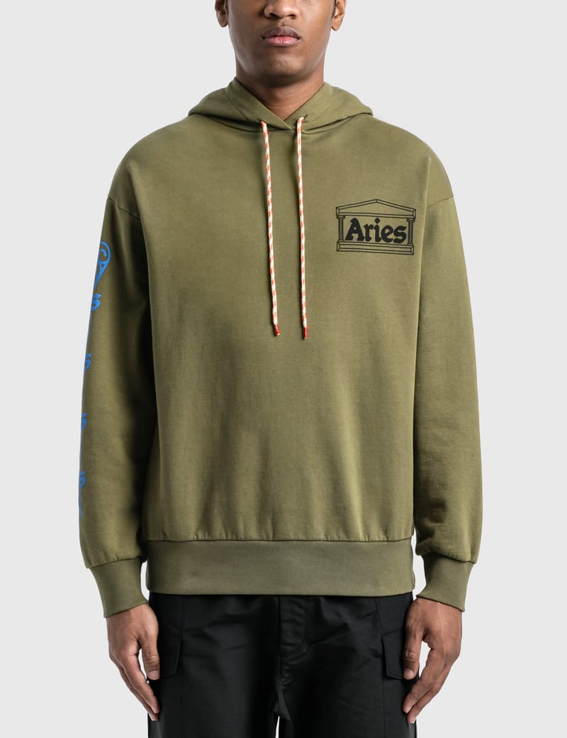 Aries - Column Hoodie | HBX - Globally Curated Fashion and Lifestyle by  Hypebeast